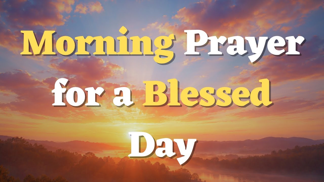 Утренняя молитва перед началом дня — начните воскресенье в Божьем мире.