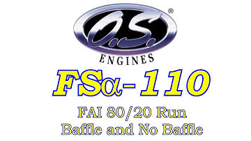 OS FSa-110 80/20 FAI Run Baffle and No Baffle
