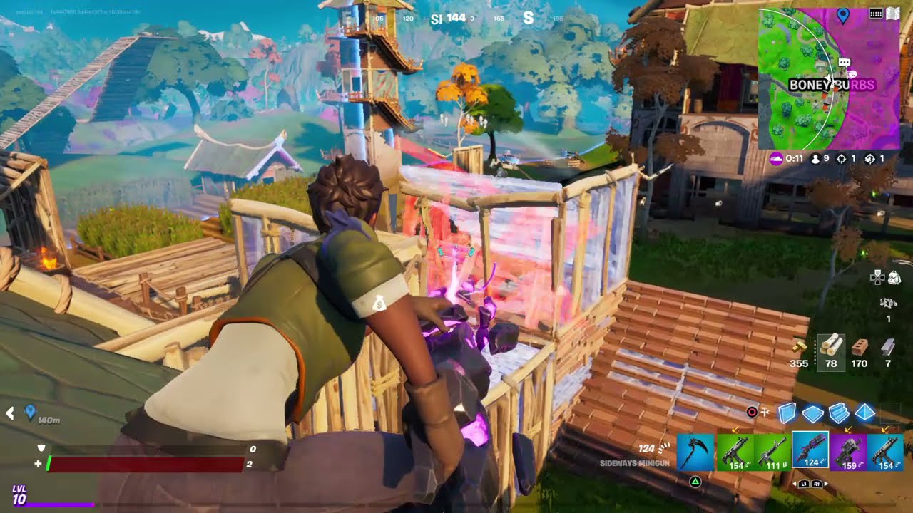 How to Damage Players with a Sideways Weapon - Fortnite Season 8 Quest