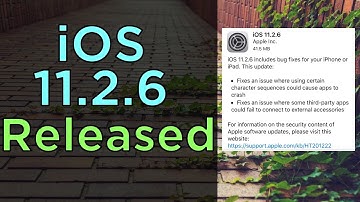 iOS 11.2.6 Released - update now (fixes iPhone Telugu crash bug)