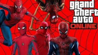 GTA 5 Online (5 Spiderman suits) Outfit Tutorial