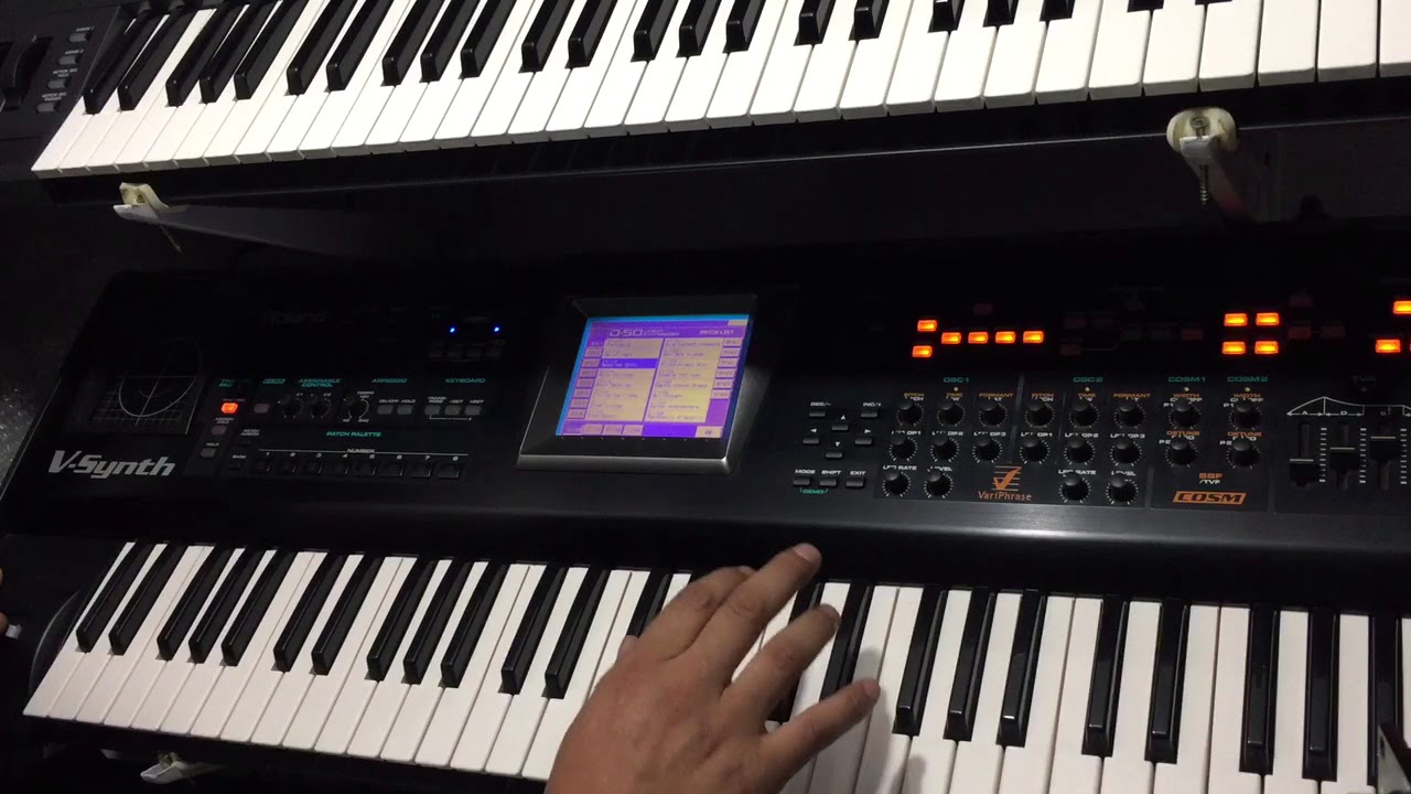 Grupo Iberia - El soñador - COVER música Disco del recuerdo (Roland D50 Ipad Roland V synth)