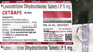 Cetsafelevocetirizine Dihydrochloride Tablets I.p 5Mg
