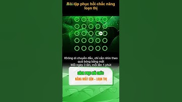 CÁCH PHỤC HỒI CHỨC NĂNG MẮT CẬN LOẠN THỊ |#shorts