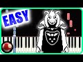 Hopes and Dreams - Undertale - EASY Piano Tutorial(Synthesia) [Top Anime Music]