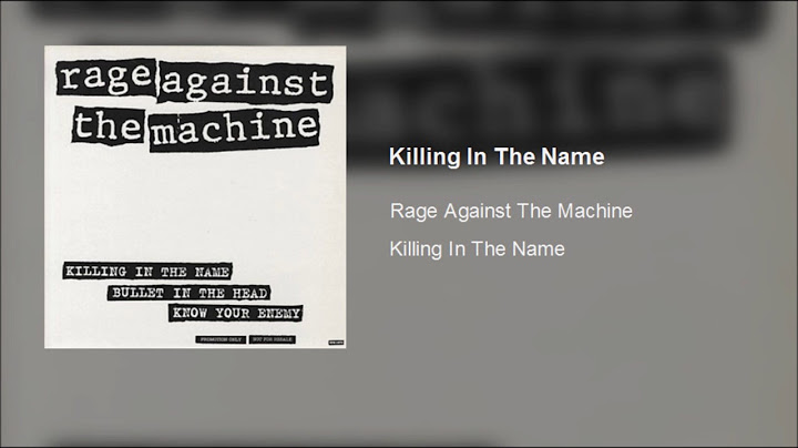 Killing in the Name Radio Edit version - Radio Edit performance video thumbnail