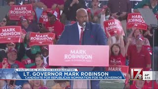 Lt. Gov. Robinson announces run for NC governor
