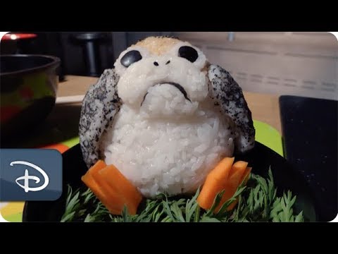 Disney Parks How-To Make A Bento Box Magical: Porg From Star Wars: The Last Jedi