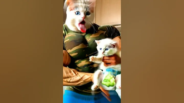 Watch the video about Kitten Throws a Sock at Cat Dad… 🧦😷 Bathroom Nightmare! 🤢🧼😹 #cat #cattales #catfunny #aicat