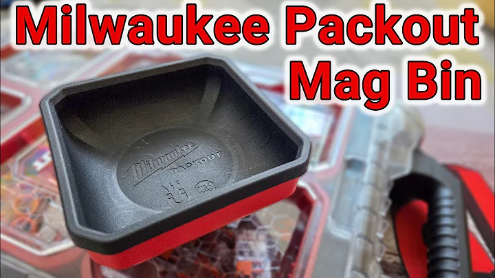 Milwaukee Packout magnetic bin 4932493380 review 10x10 where are your nuts?