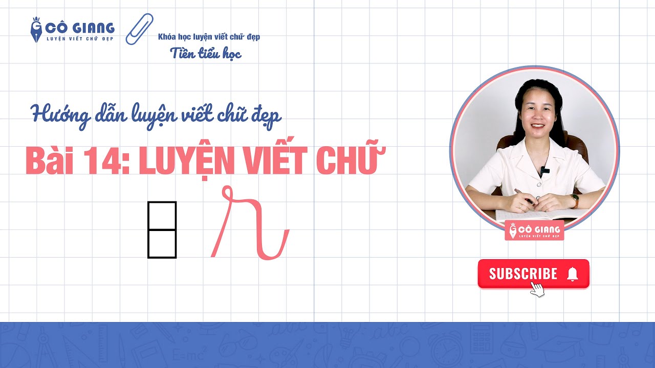 Luyện viết chữ đẹp bài 14 | Cách viết chữ r đúng chuẩn & đều đẹp – Cô ...