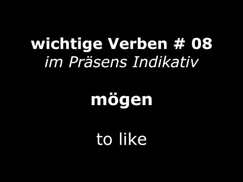 Learn German Verbs #08 | Mögen ⇔ To Like | Verben Im Präsens | #Verben | Learn German HD♫