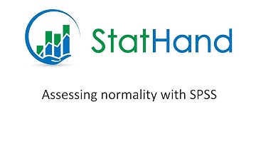 StatHand - Assessing normality with SPSS