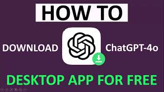 How To Install ChatGPT-4o Desktop App on Mac For FREE | Use ChatGPT-4o On Mac Computer For Free