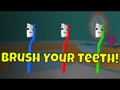Brush Your Teeth! Instructional Tooth brushing Song for Preschoolers and Toddlers