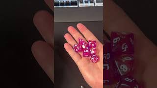 Ripping Open Pouches of Mystery Dice. #diceproblem #dice #mystery #unboxing