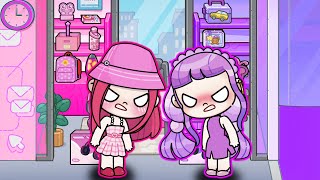 The Pink Girl And The Purple Girl Quarreled At The Company | Pazu | Toca Boca