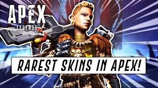 The Top 10 RAREST Skins In Apex Legends!