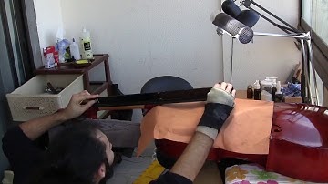 Redressing a Cello fingerboard