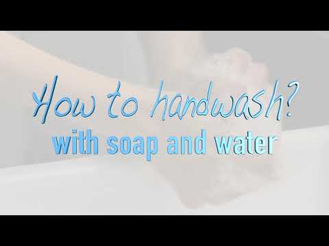 ხელის დაბანვის რეკომენდაციები მსოფლიო ჯანდაცვის ორგანიზაციისგან.