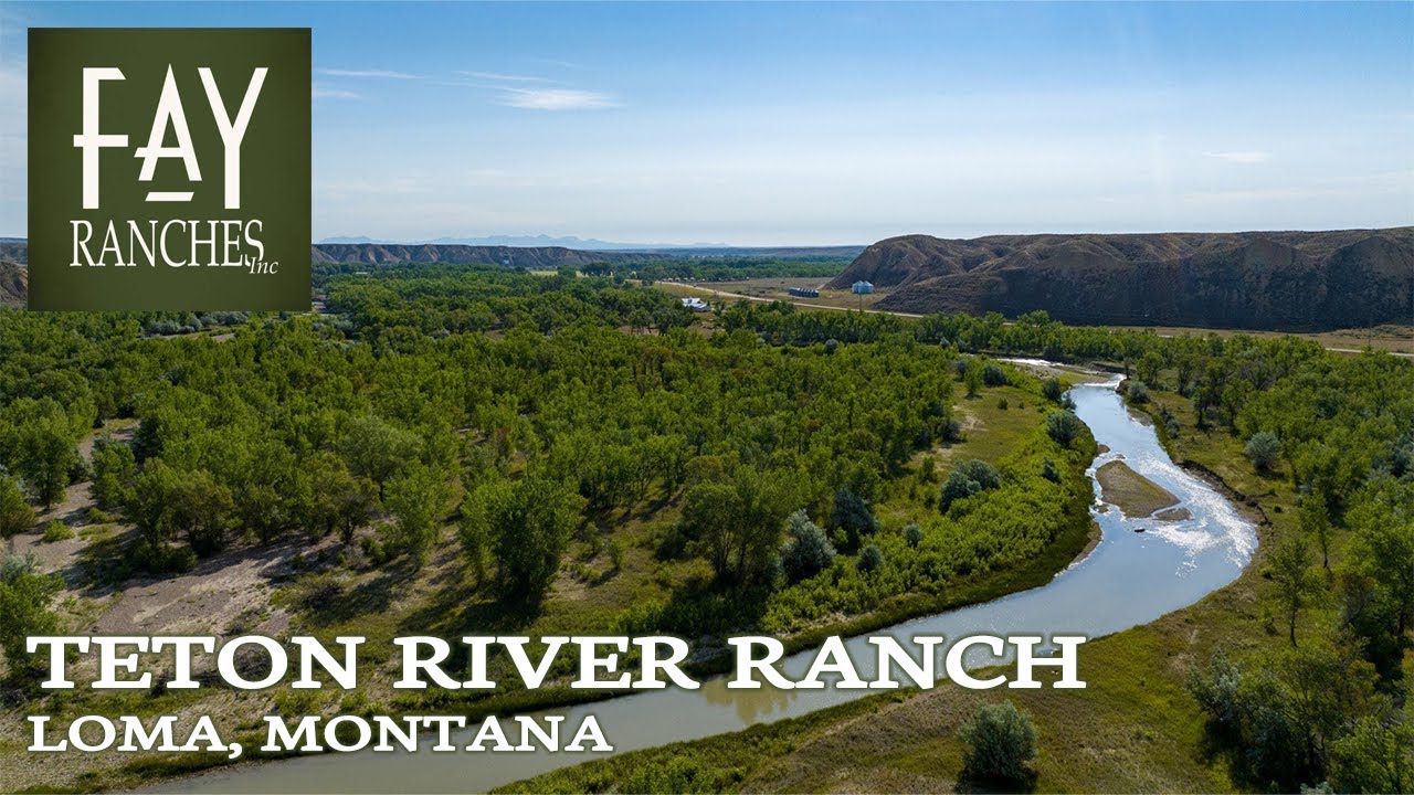 SOLD Montana Property For Sale Teton River Ranch Loma, MT YouTube