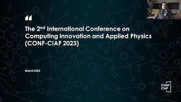 CONF-CIAP 2023 - Welcome to Our Online Conference