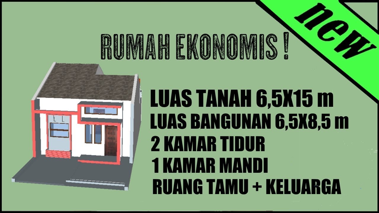 RUMAH MINIMALIS TYPE 54 2 KAMAR TIDUR YouTube