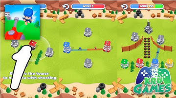 Tower War - Tactical Conquest Gameplay #1 All Levels (Android, IOS)