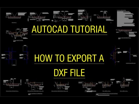 AutoCADチュートリアル-DXFファイルをエクスポートして表示する方法