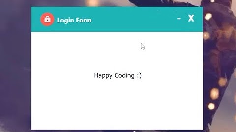 Custom title bar in Java Swing | NetBeans IDE with source code