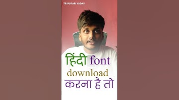 How to Download Hindi Fonts | Download unlimited Devnagri hindi Fonts Download