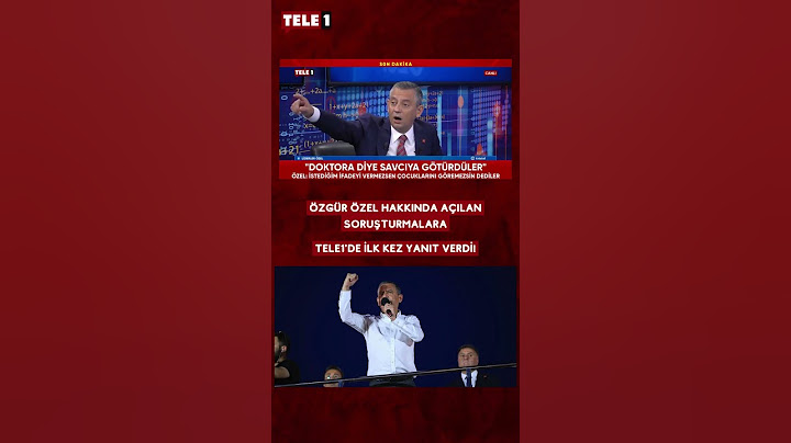 Özgür Özel hakkında açılan soruşturmalara TELE1'de ilk kez yanıt verdi!