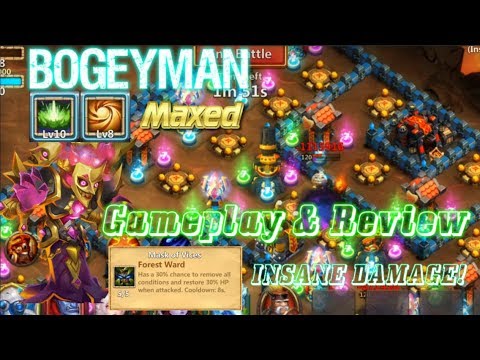 Bogeyman Maxed Gameplay & Review - Castle Clash