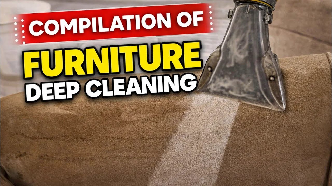 Compilation of furniture deep cleaning