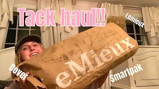 Tack haul!! Ft. My dog! || everything I got from Dover, Lemiex, smartpak, and more!