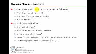 05 Capacity Planning for Products and Services 1-6