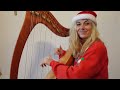 We wish you a merry christmas melody  poppyharp online harp school christmas