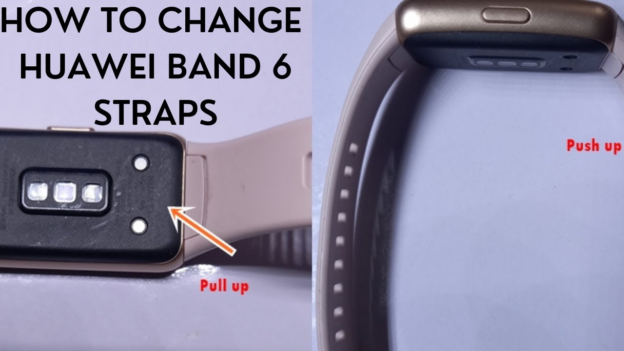 Cambio De Correa Huawei Band 6 y Honor Band 6 