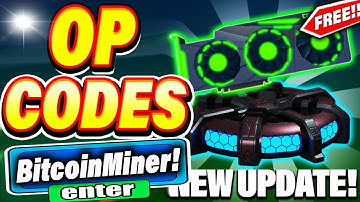 ALL NEW *SECRET* CODES in BITCOIN MINER CODES! (Roblox Bitcoin Miner Codes) ROBLOX