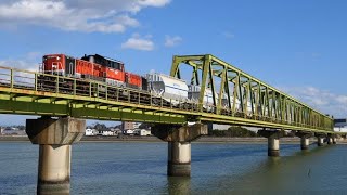 【衣浦臨海鉄道入線】5573レ  DD51 1028+白ホキ8B　碧南市～東浦 にて