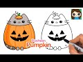 How to Draw Pumpkin Pusheen 🎃 Halloween