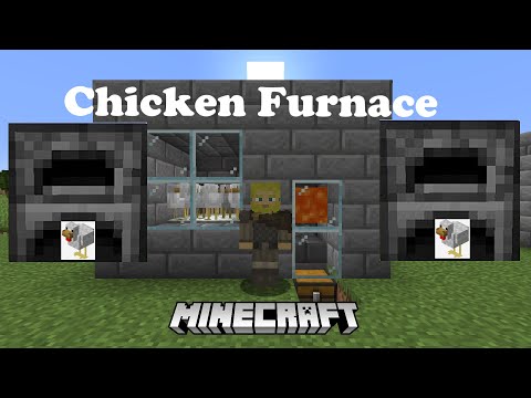 Simple Automatic Chicken Cooker *200+ Drops an Hour* - Minecraft Tutorial