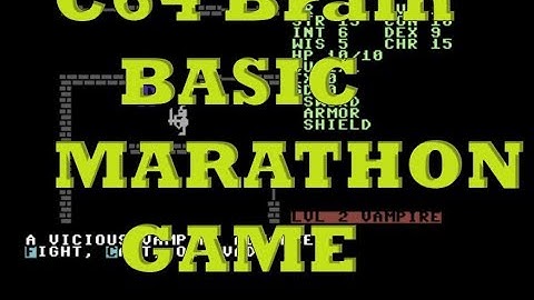 Commodore 64 Basic Marathon Game 3