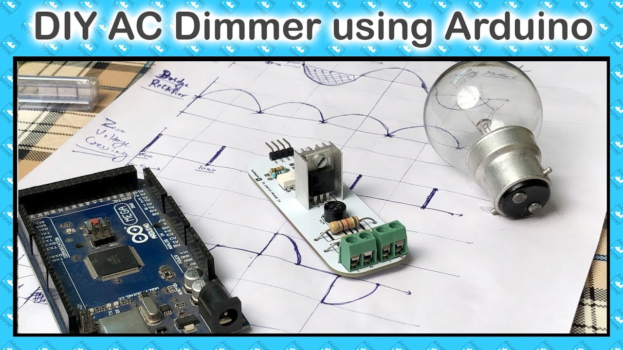 Simplest AC Dimmer Explained | AC Dimmer using Arduino and Triac | LCSC -  YouTube