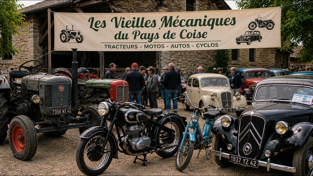 Les Cinglés du Piston - les Vieilles Mécaniques du Pays de Coise