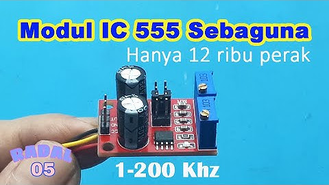 Astable Multivibrator IC 555 timer pulse generator