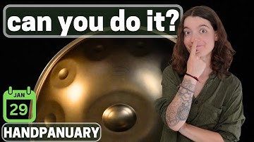 Paradiddle... Polyrhythm? Fun Handpan Challenge | #HANDPANUARY 29