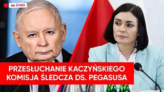 Przesłuchanie Jarosława Kaczyńskiego. Komisja śledcza ds. Pegasusa [NA ŻYWO] image