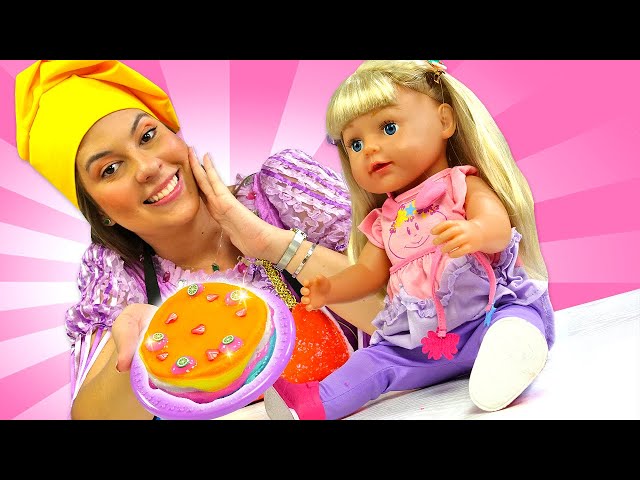 Massinhas Play Doh Fábrica de Bolos ToysBR - Play Doh Dolci