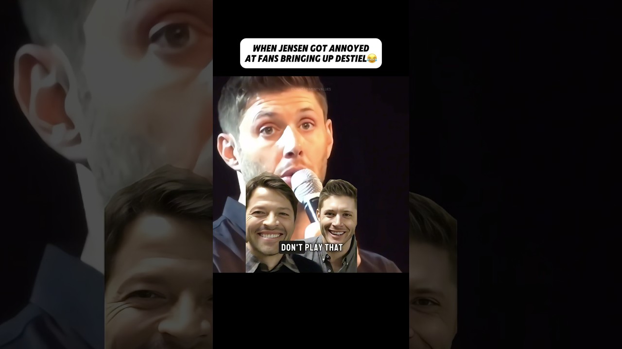 When Jensen Got Annoyed At Destiel Fans😂 